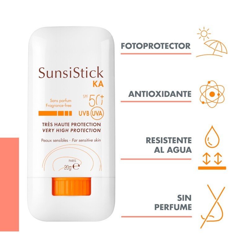 AVÈNE Protector Solar SunsiStick KA SPF50+ DUPLO 2x20g-4