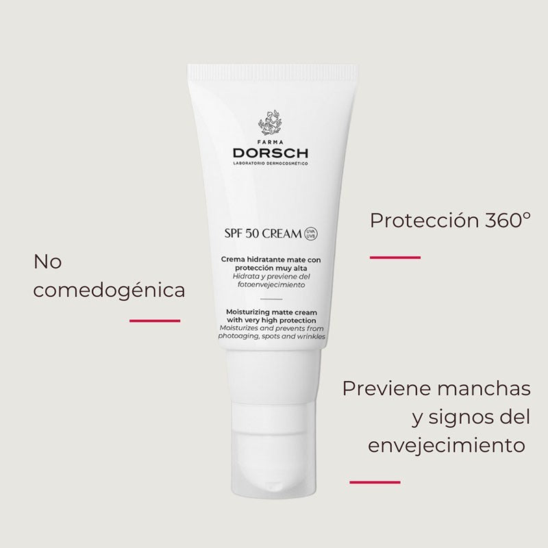 Farma Dorsch Crema Hidratante Antiedad Protección SPF 50+ 50 ml-2