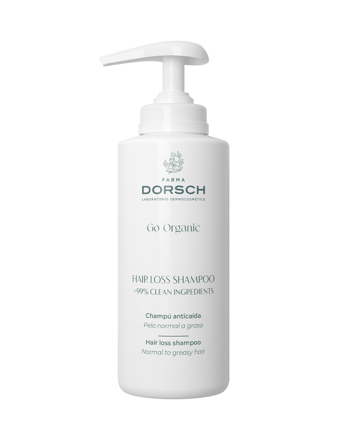Farma Dorsch Go Organic Champú Anticaída Pelo normal a graso 500 ml-1