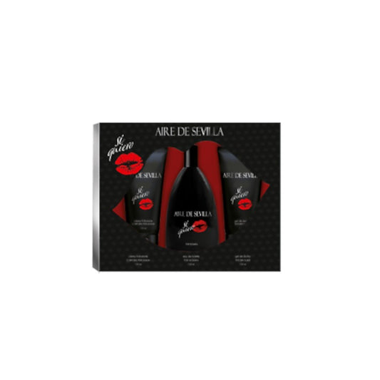 Aire Sevilla Si Quiero Estuche EDT 150 ml + Hidratante Corporal 150 ml + Gel de ducha 150 ml-1