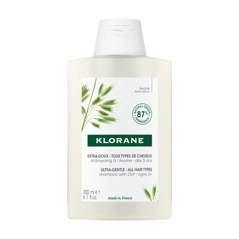Klorane Champú Extra Suave a la Leche de Avena 200 ml-1