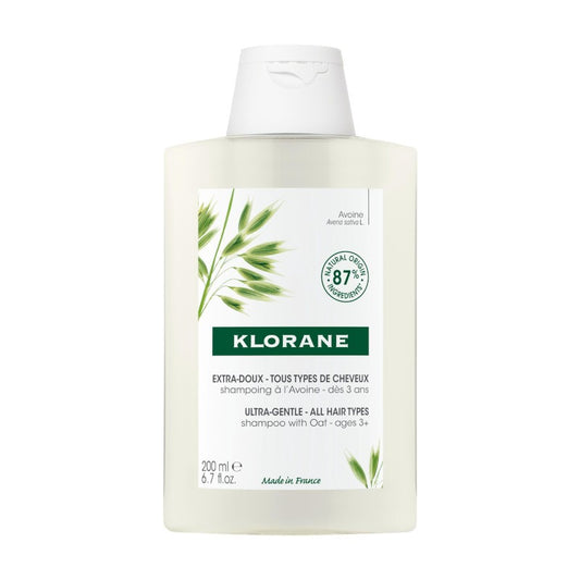 Klorane Champú Extra Suave a la Leche de Avena 200 ml-1
