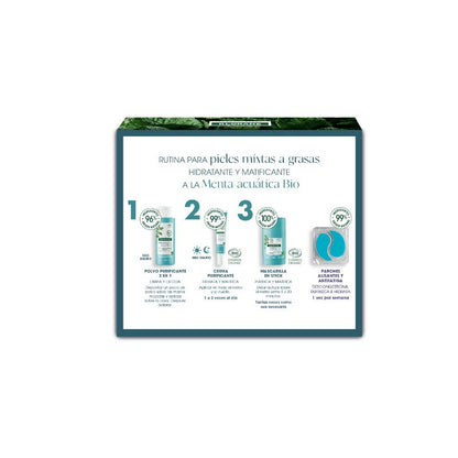 Klorane Mascarilla en Stick Purificante a la Menta Acuática BIO 50 ml + Klorane Parches Alisantes y Antifatiga de REGALO-2