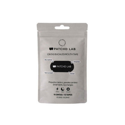 Patchd Lab cintas bucales Black 15 cintas