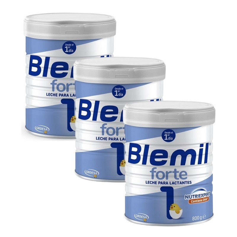 BLEMIL Forte 1 Leche para Lactantes PACK 3x800gr-2