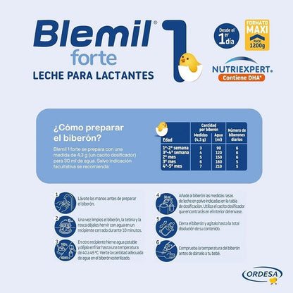 BLEMIL Forte 1 Leche para Lactantes PACK 6x1200gr-6