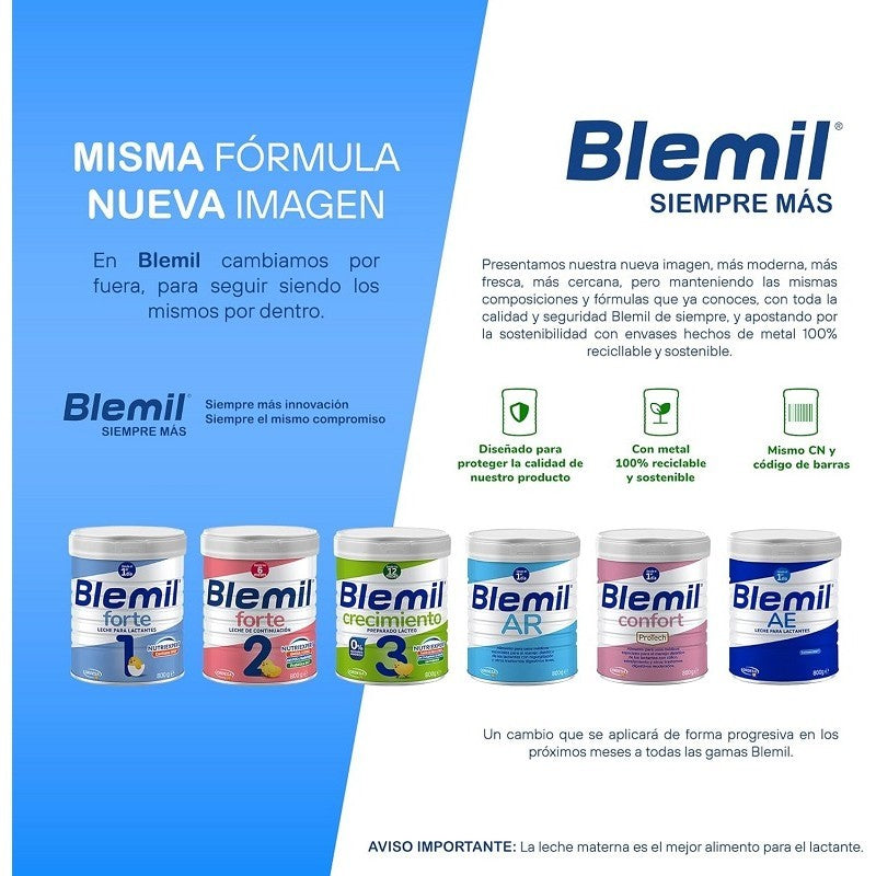 BLEMIL Forte 1 Leche para Lactantes PACK 3x1200gr-3