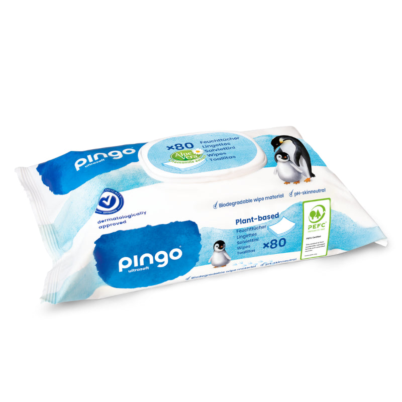 Pingo Toallitas Biodegradables sin Perfume 12 x 80 uds-1