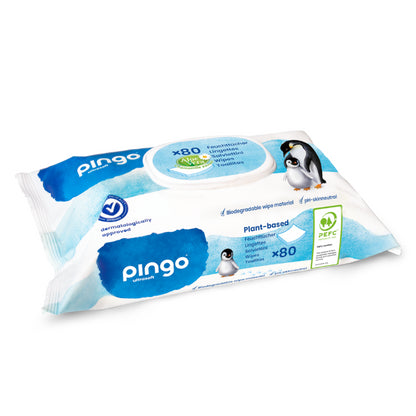 Pingo Toallitas Biodegradables sin Perfume 12 x 80 uds-1