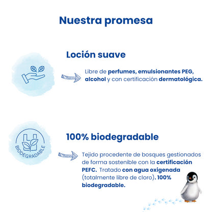 Pingo Toallitas Biodegradables sin Perfume 12 x 80 uds-7