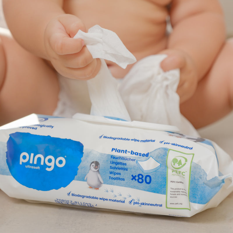 Pingo Toallitas Biodegradables sin Perfume 12 x 80 uds-8