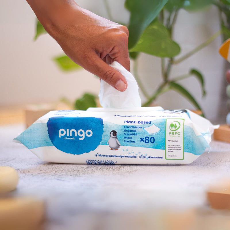 Pingo Toallitas Biodegradables sin Perfume 12 x 80 uds-9