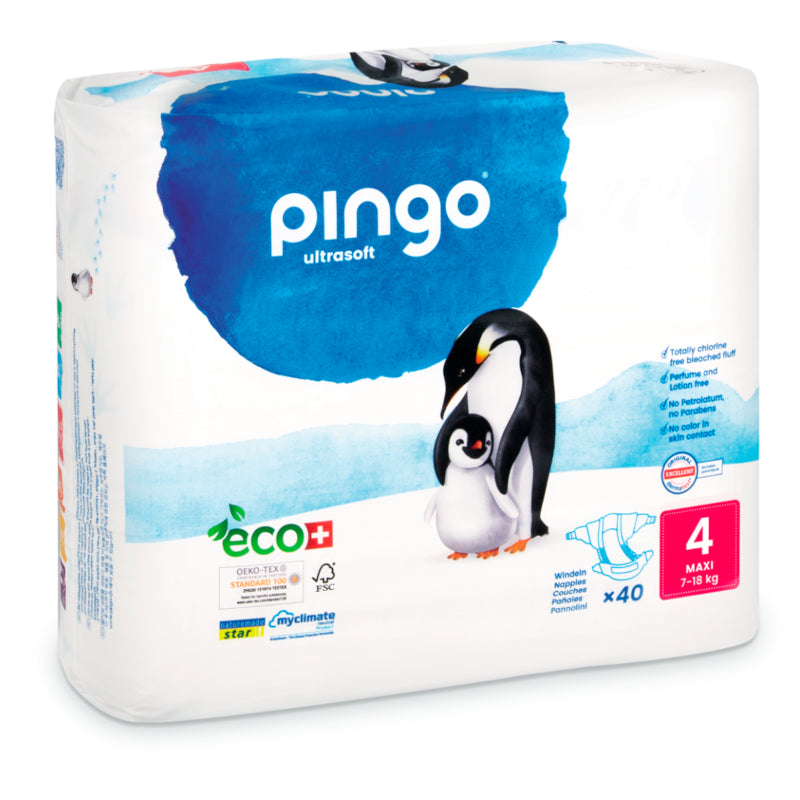 Pingo Pañales Ecológicos Talla 4 Maxi 40 uds-1