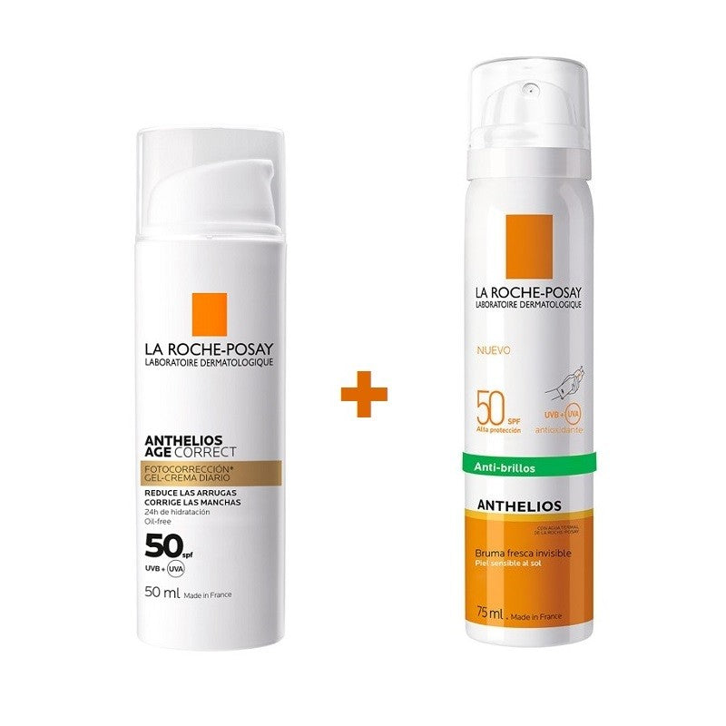 ANTHELIOS Age Correct (SPF50+) + Bruma Facial Anti-Brillos SPF50+-1