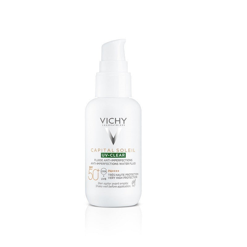 VICHY Capital Soleil UV Clear Fluido Anti-imperfecciones SPF50 DUPLO 2x40ml-3