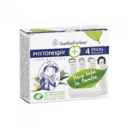 Esential Aroms Phytorespir 30 ml + 4 Sticks Inhaladores-1