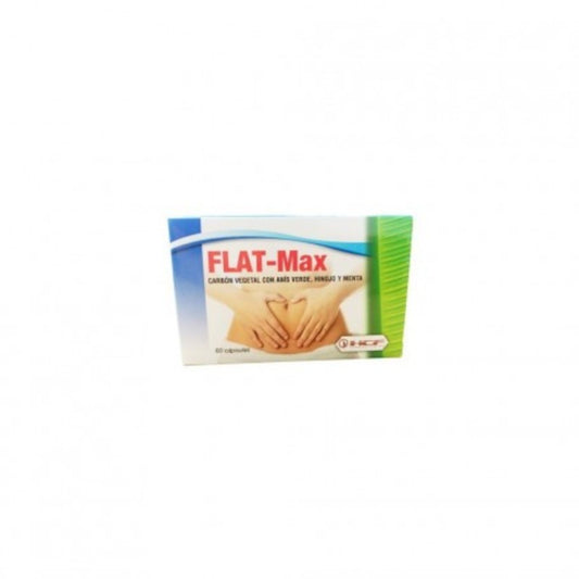 Hcf Flat-Max Carbon Vegetal 60 Cápsulas-1