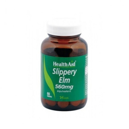 Health Aid Olmo Rojo Americano (Slippery Elm) 560 mg 60 Comprimidos-1