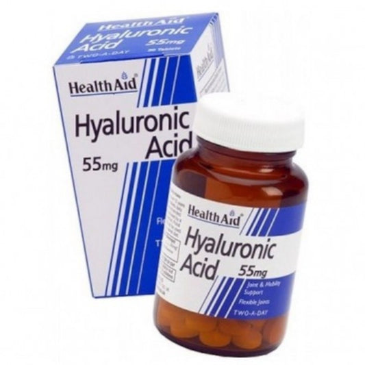Health Aid Ácido Hialurónico 55 mg 30 Comprimidos-1