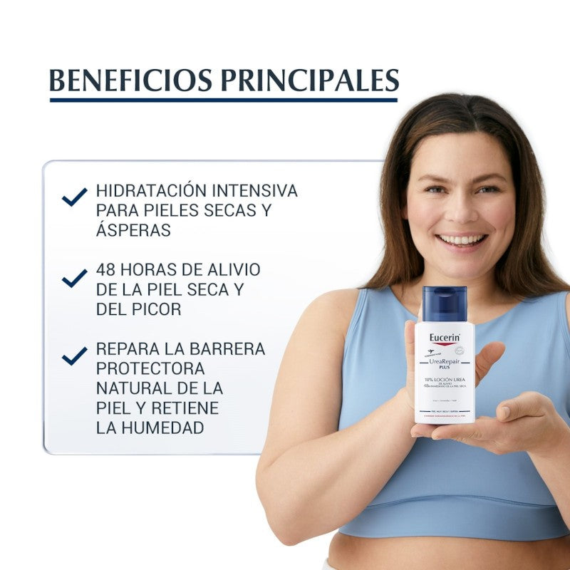 EUCERIN Urea Repair Plus Loción 10% Urea 100ml-2