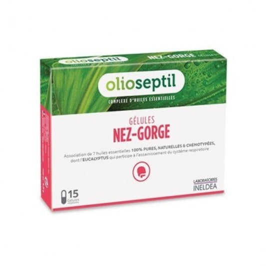 Ineldea Olioseptil Nariz Garganta 15 Capsulas-1