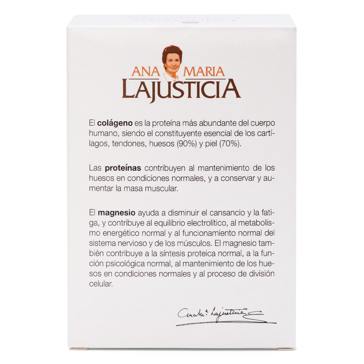 ANA MARÍA LAJUSTICIA Colágeno com Magnésio 20 Sticks Sabor Morango