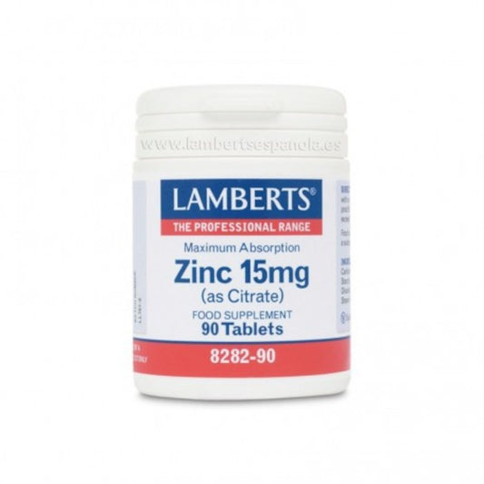 Lamberts Zinc (Citrato) 15 mg 90 Comprimidos-1