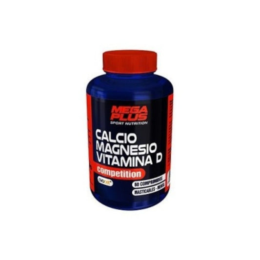 Mega Plus Calcio + Magnesio + Vitamina D Competition 60 Comprimidos-1