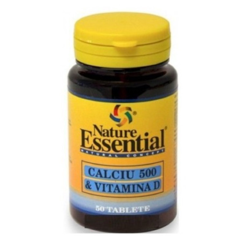Nature Essential Calcio 500 + Vitamina D 50 Comprimidos-1