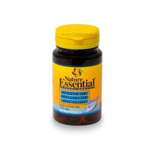 Nature Essential Aceite Hígado de Bacalao 410 mg 50 Perlas-1