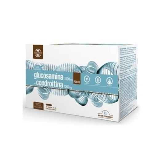 Naturmil Glucosamina 1500 mg + Condroitina 1200 mg Forte 20 Ampollas-1