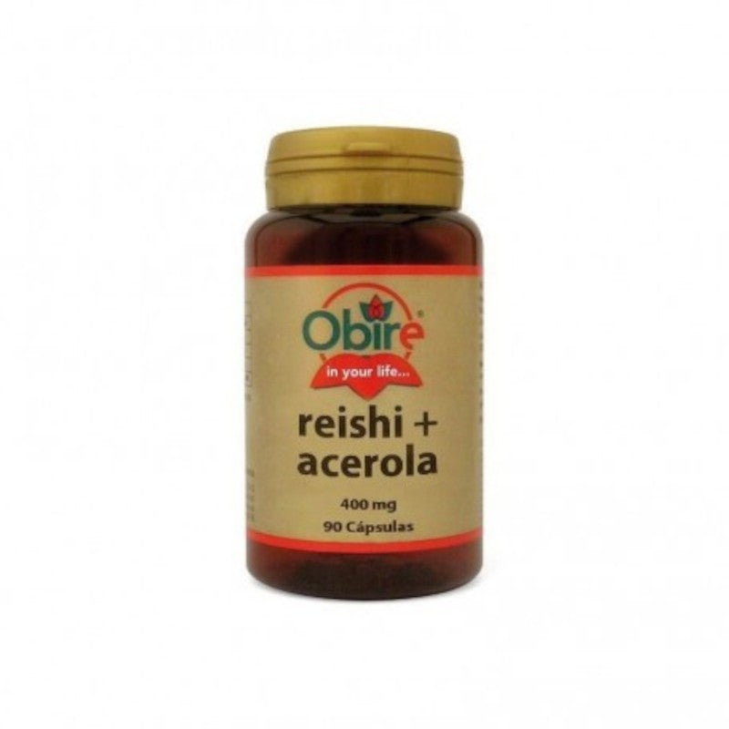 Obire Reishi (Micelio & Acerola) 400 mg 90 Cápsulas-1