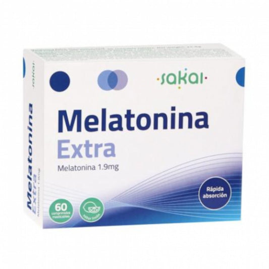 Sakai Melatonina Extra 1,9 mg 60 Comprimidos Masticables-1