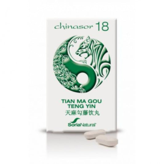 Soria Natural Chinasor 18 Tian Gou Teng Yin 30 Comprimidos-1