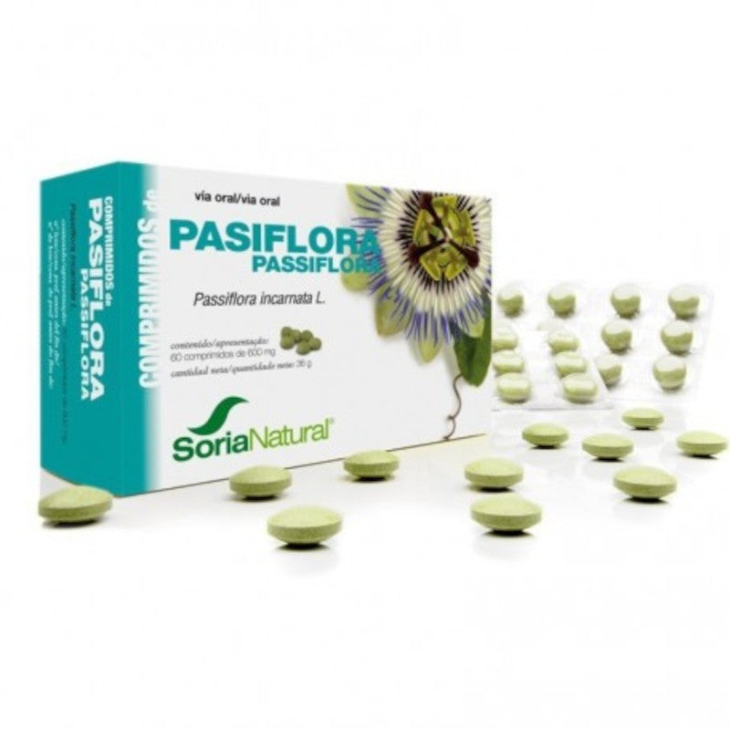 Soria Natural Pasiflora 600 mg 60 Comprimidos-1