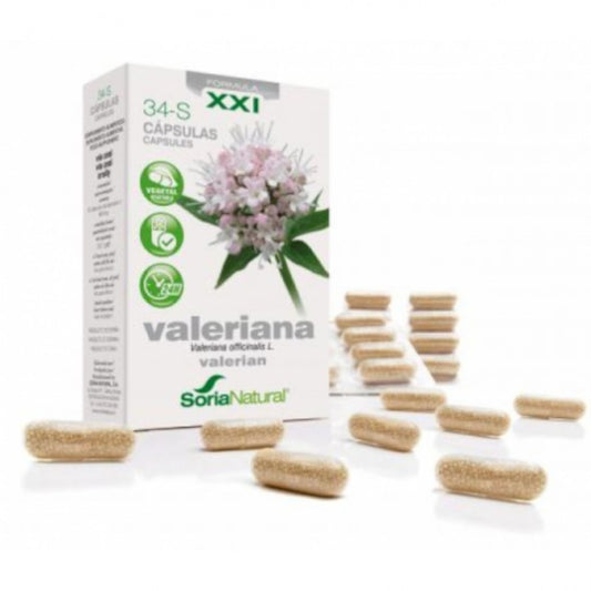 Soria Natural 34-S Valeriana 30 Cápsulas-1