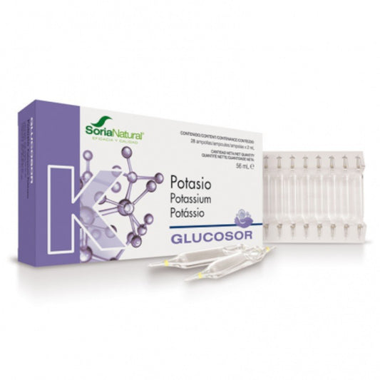 Soria Natural Glucosor Potasio 2 ml 28 Ampollas-1