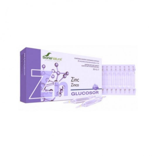 Soria Natural Glucosor Zinc 2 ml 28 Flacons