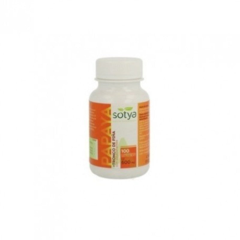 Sotya Beslan Papaya + Tronco de Piña 600 mg 100 Comprimidos-1