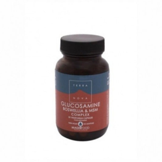 Terranova Glucosamina, Boswelia y MSM Complex 50 Cápsulas-1