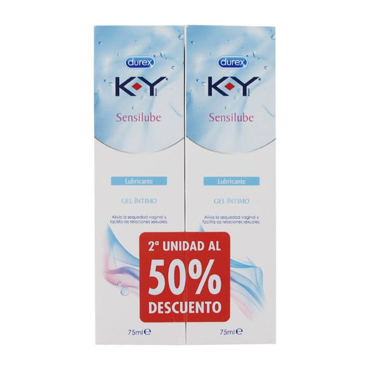 DUREX KY Sensilube Duplo Gel Lubrifiant 2x75ml