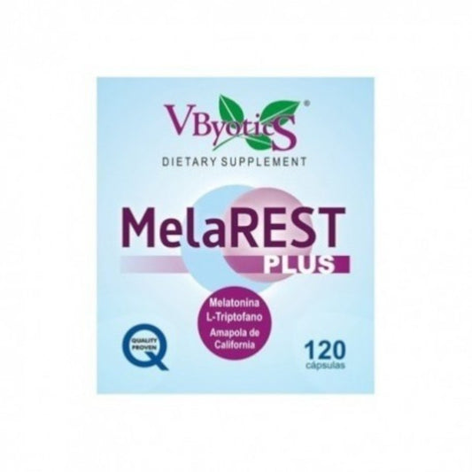 Vbyotics Melarest (Melatonina/Amapola/Triptófano) 120 Cápsulas-1