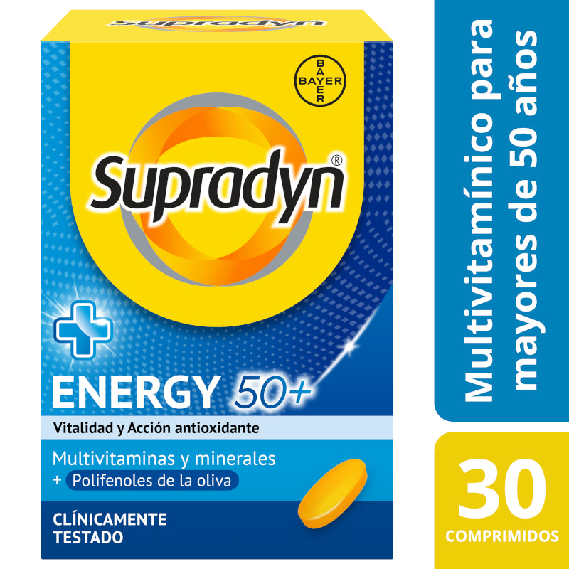 SUPRADYN Energy 50+ Vitaminas Adultos 30 comprimidos-2