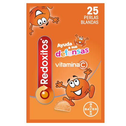 REDOXITOS Vitaminas y Defensas 25 Perlas Blandas sabor Naranja-1