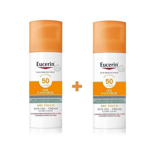 EUCERIN Sun Gel-Creme Oil Control Dry Touch SPF 50+ DUPLO 2x50ml-1
