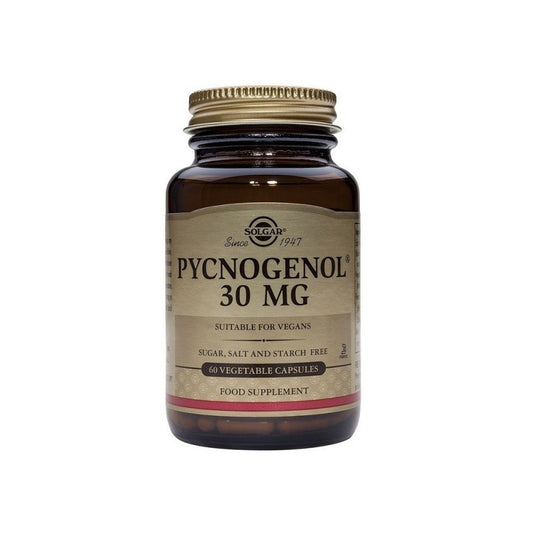Solgar Pycnogenol Extracto Corteza de Pino 30 mg 60 Cápsulas-1