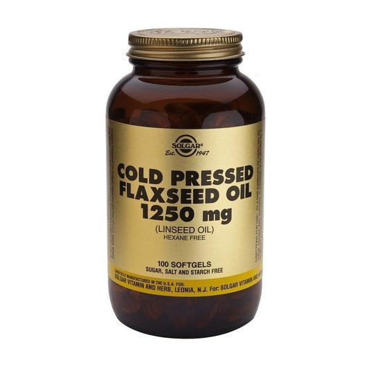 Solgar Aceite de Linaza 1250 mg 100 Perlas-1
