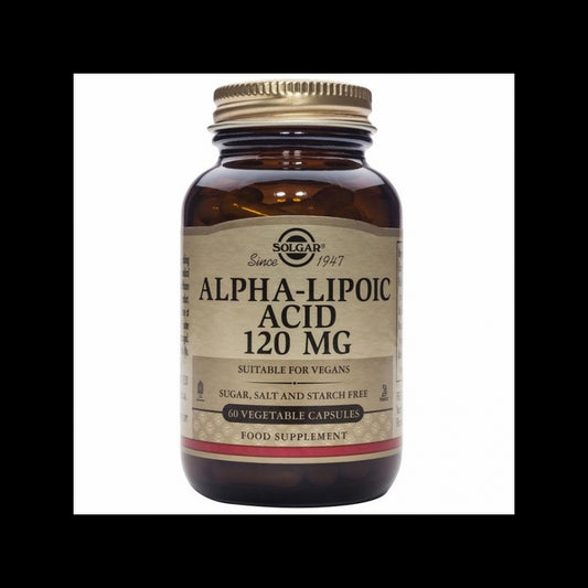 Solgar Ácido Alfa Lipoico 120 mg 60 Cápsulas-1