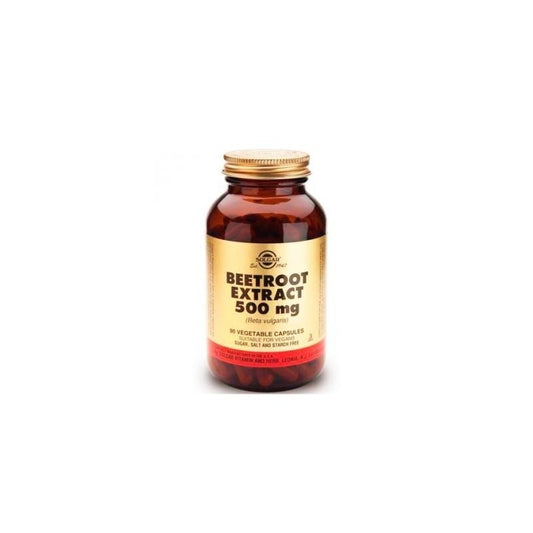Solgar Remolacha 500 mg Beta Vulgaris 90 Cápsulas-1