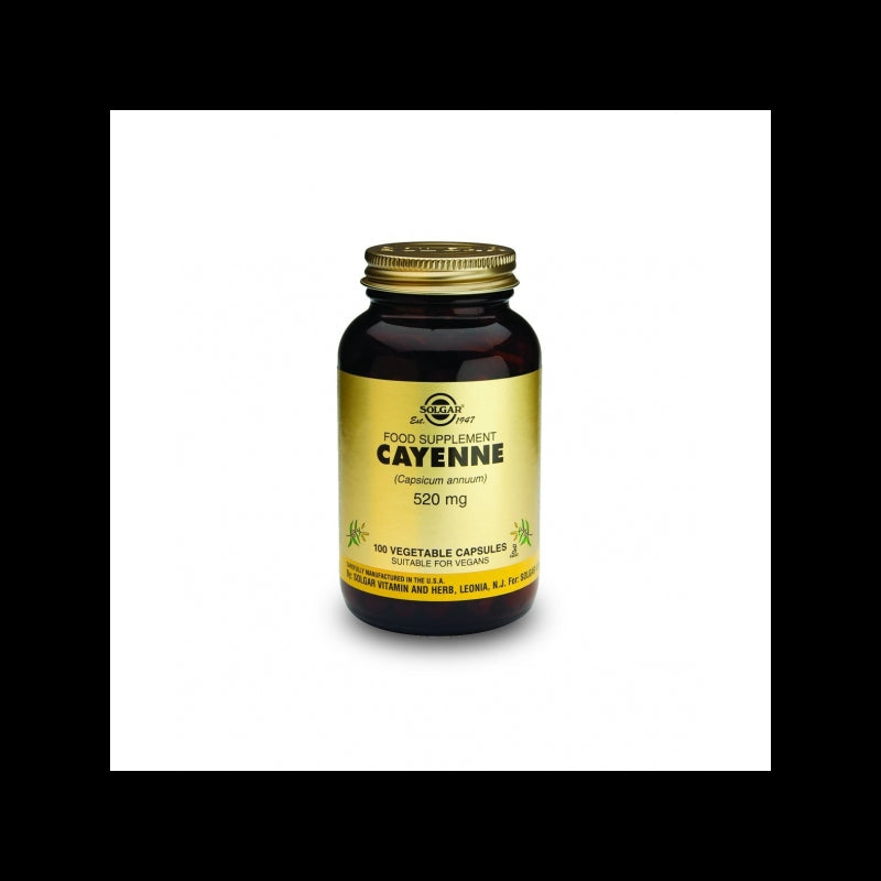 Solgar Cayena 520 mg 100 Cápsulas-1